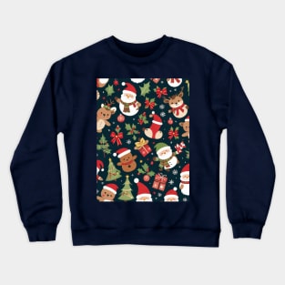 Cute Christmas Pattern Crewneck Sweatshirt